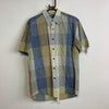 Blue and Green Lacoste Button up Shirt Men's Medium