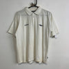 Vintage 90s White Umbro Polo Shirt Men's Medium