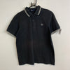 Black Fred Perry Polo Shirt Men's Medium