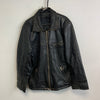 Black Leather Jacket Men's Medium