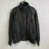 Vintage Black Flight Leather Jacket Men's XL