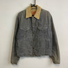 Grey Levi's Corduroy Denim Jacket Men's Medium