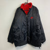 Vintage 90s Black and Red Nike Jacket Men's XXL