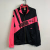 Black and Pink Puma Windbreaker Men's Large