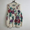 Multicolour Flower Knitwear Sweater Women's L/XL