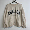 Cream Chicago Sweatshirt Women's Large