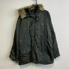 Black Schott Parka Jacket Men's Large