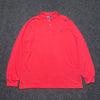 Vintage Red Polo Ralph Lauren polo Shirt Men's XXL