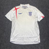 White Umbro England Football Shirt Men's Small