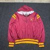 Red Varsity Windbreaker Men's XXL