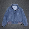 Navy Nautica Bomber Jacket Men's Large