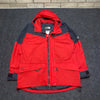 Black and Red North Face Raincoat Men's Large