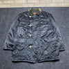 Black Schott Bomber Jacket Men's XL