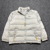 Grey Fila Puffer Jacket Women's Medium