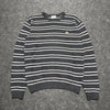 Black and White Lacoste Knitwear Sweater Men's Small