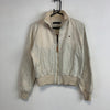 White Tommy Hilfiger Bomber Jacket Women's Medium