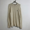 Beige White Chaps Knitwear Sweater Men's XL