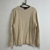 Beige Chaps Knitwear Sweater Men's Large