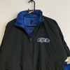 Vintage Black and Blue Pro Play NBA Reversible Jacket Women's Large