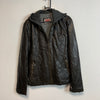 Black Levi's Leather Jacket Men's Medium