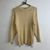 Vintage Beige Knitwear Sweater Women's Small