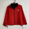 Red North Face Soft Shell Jacket Women's Medium