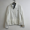 Vintage White Polo Ralph Lauren Harrington Jacket Men's XL