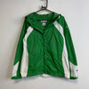 Green and White Columbia Raincoat Men's Large