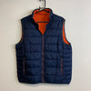 Navy and Orange Tommy Hilfiger Reversible Gilet Men's Medium