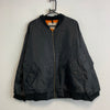 Black MA-1 Bomber Jacket Men's Large