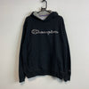 Black Champion Hoodie Men's Large