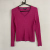 Pink Tommy Hilfiger Cable Knit Sweater Women's Small