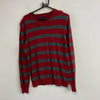 Red and Grey Tommy Hilfiger Jumper Women's Large