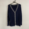 Navy Tommy Hilfiger Cardigan Jumper Women's Large