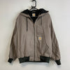 Reworked Grey Carhartt Workwear Jacket Men's Large