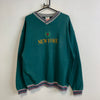 Vintage Turquoise Green Wilson Sweatshirt Men's XL