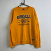 Yellow Russell Athletic Sweatshirt Men's Large