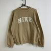 Vintage 90s Beige Nike Sweatshirt Women's XL