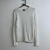 White Tommy Hilfiger Cable Knit Sweater Women's XL