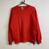 Vintage Red Russell Athletic Blank Sweatshirt Men's Medium