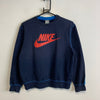 00s Navy Nike Sweatshirt Women's Medium