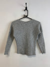 Grey Wool Knitted Sweater Women's Small