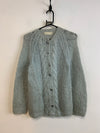 Light Blue Knitwear Cardigan Sweater Women's Small