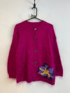 Pink Mohair Knitwear Sweater Women's Medium