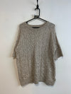 Beige Grey Knitwear Sweater Women's Large