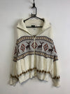 White Knitwear Sweater Men's Large