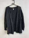 Black Knitwear Cardigan Sweater Women's Small