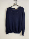 Navy Knitwear Sweater Men's Medium