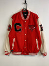 Red and White Red Bull Varsity Jacket Men's XL