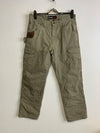 Khaki Green Wrangler Workwear Trousers W32